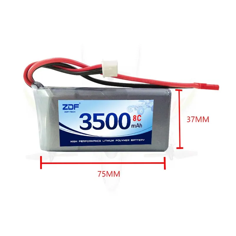 2S 7.4V 2000mah 3500mah 4000mah 8C bateria Lipo JST dla Jumper T16 T12 T18 RC nadajnik radiowy OPENTX Radiomaster TX16S TX18S