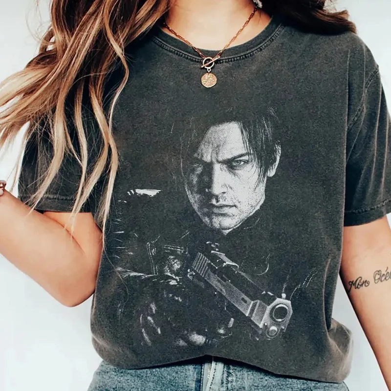 Requiem Horror Game Player Pattern T-shirt Women's T-shirt Summer New Unisex Casual Fashion Y2K Cotton T-shirt
