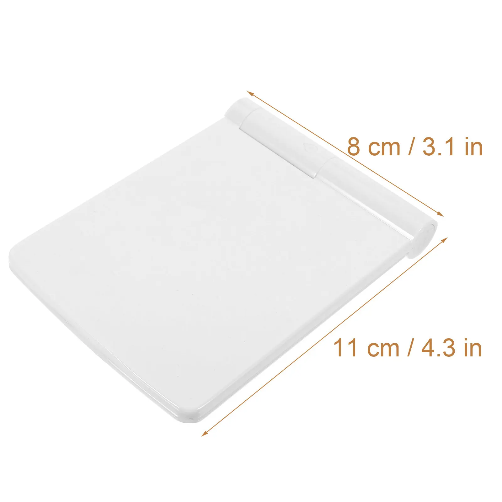 LED Makeup Mirror Compact Folding Travel Portable Touch Screen Lighted Mirror Natural Daylight Simulation Touch