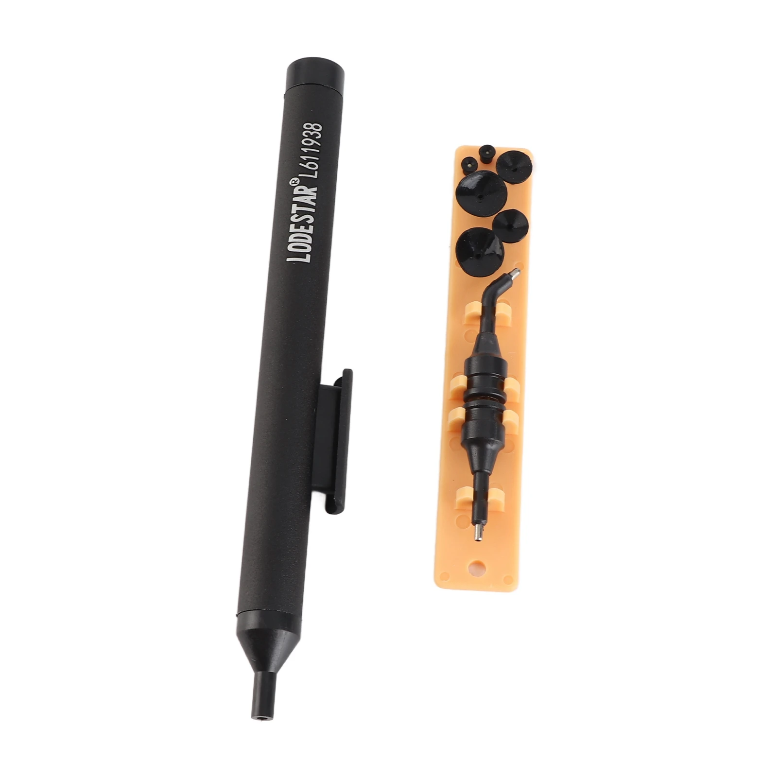Manual Vacuum Suction Pen Soldering Sucking Pickup Tool with 6 Suckers 2 Suction Tips for IC SMD Component