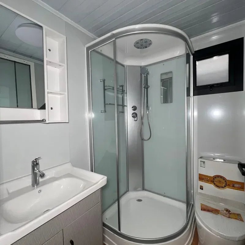 Cost-Effective Prefab Container House Expandable Modular Home 2 Room Mobile Steel Tiny House Ready Made for Family Living