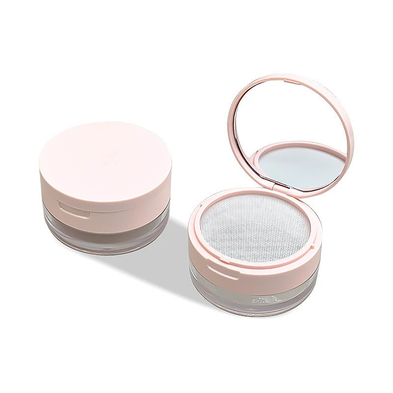 بودرة سائبة قابلة للطي 20 جرام مدمجة مع شبكة مرنة، حاوية مكياج قابلة لإعادة الملء لوضع البودرة وبودرة الوجه #5