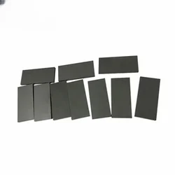 Boron carbide ceramic chip b4c ceramic plates 50x50x8mm / 30x30x8mm hexagon industrial abrasive sheet ceramic bulletproof plate