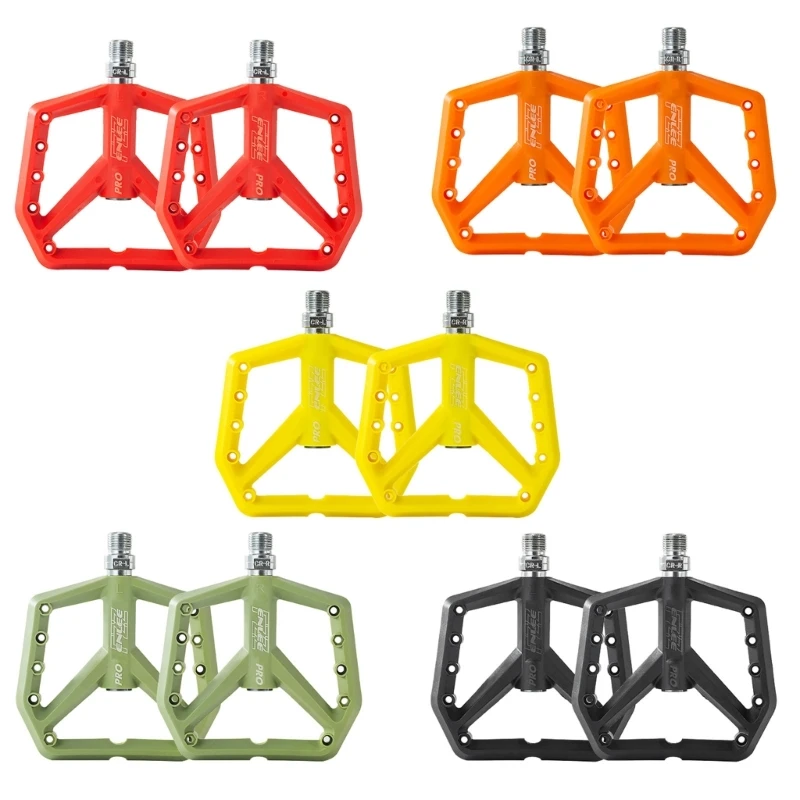 

Mountain Bike Pedals Bicycles Nylon Non-Slip Wide Platform Bike Pedals