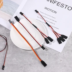 1Pc 100/150/200/300/500mm RC Servo Lead Cable Extension Y Extender Cable Wire Lead JR For Rc Helicopter Rc Drone Accessori