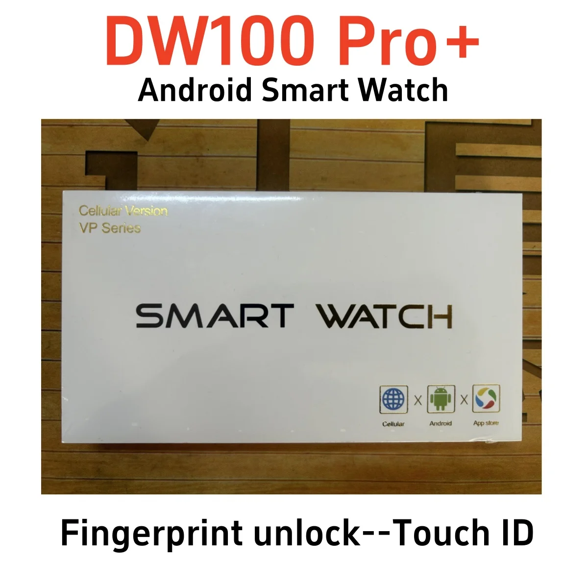 

DW100 Pro+ 5G LTE Smartwatch Fingerprint unlock Touch ID Tablet Dual-terminal Wechat Rotary Camera GPS Position NFC WIFI Connect