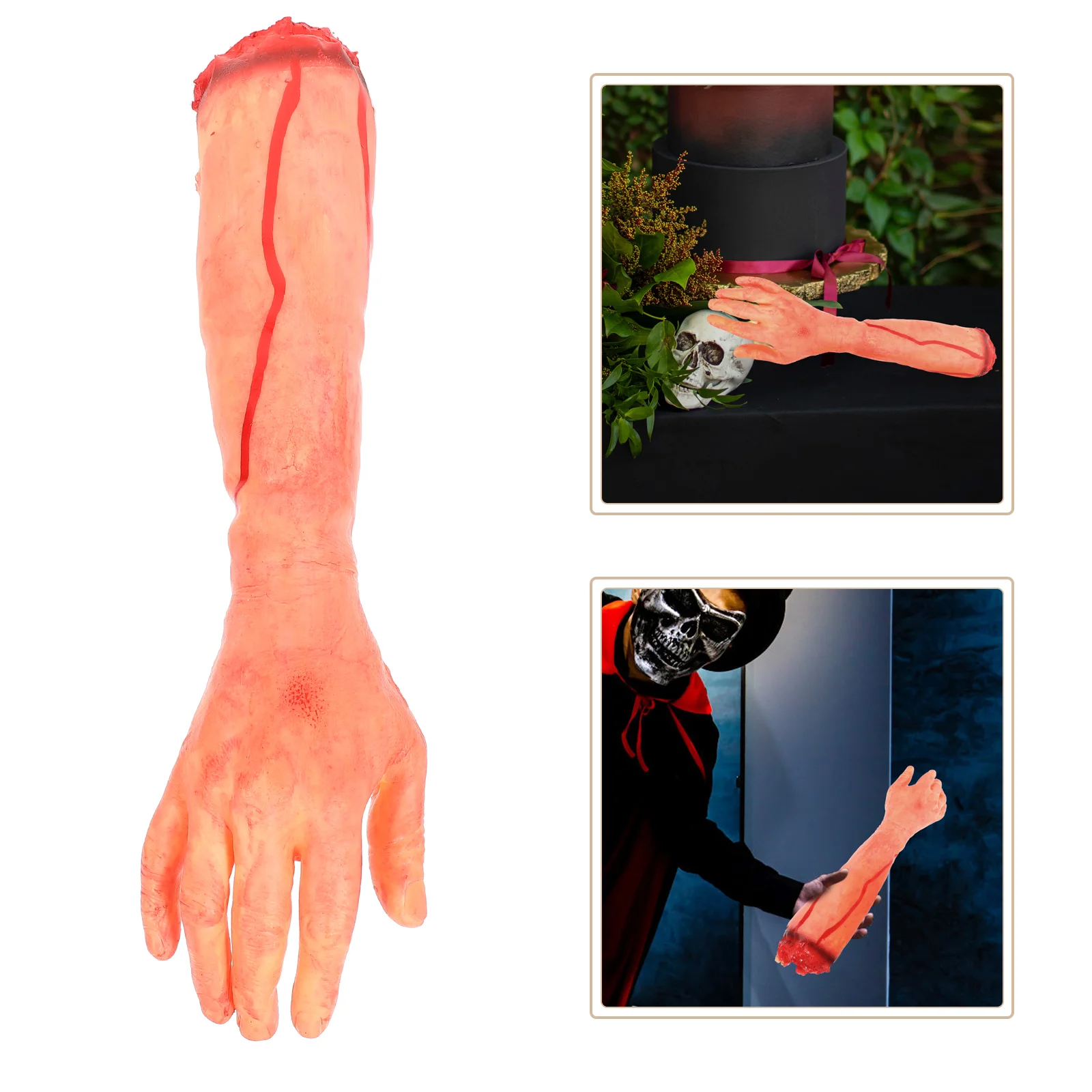 

Trick Bloody Body Simulation Broken Hand Decor Halloween Horror Hands Fake Human Arm