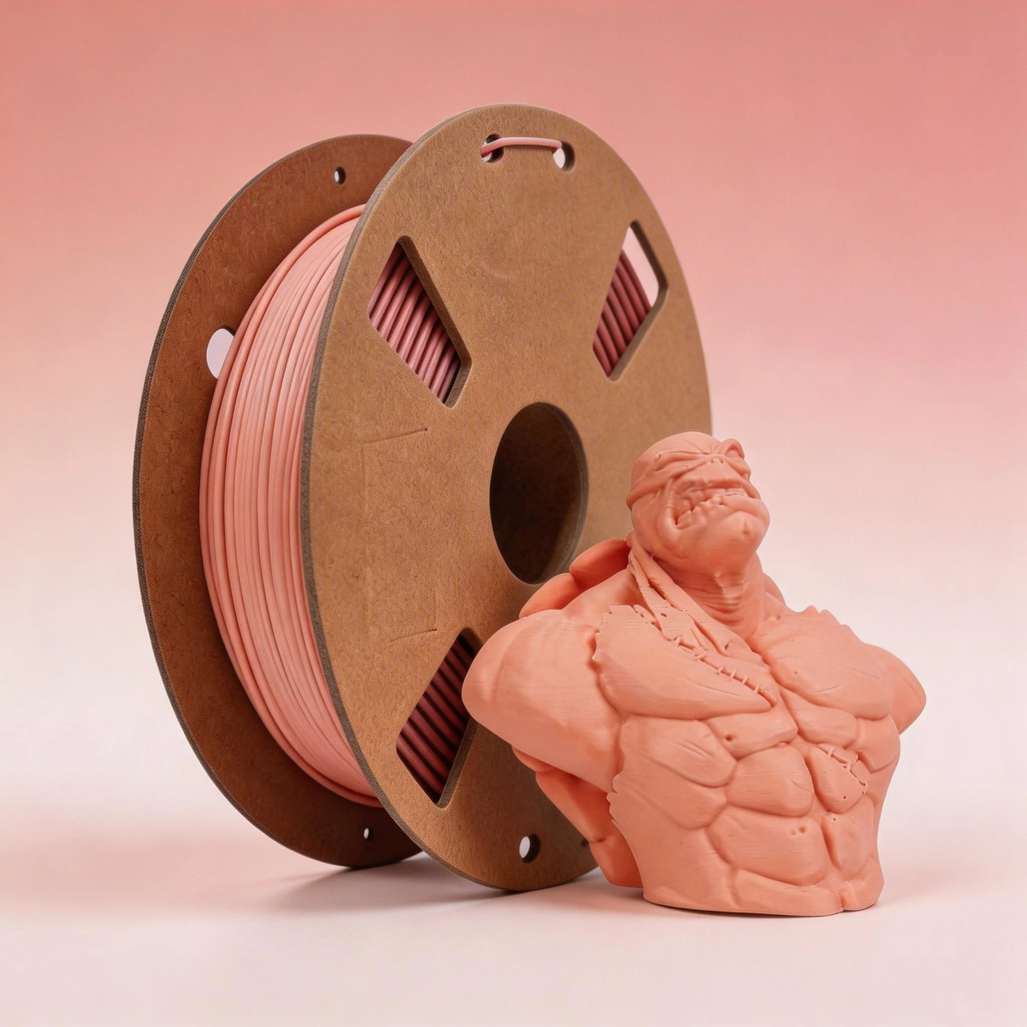 

Matte PLA Plus Filament 1.75mm, Red wax Color,Low Warping,Minimal Layer Lines, Dimensional Accuracy +/- 0.02mm, 1kg(2.2lb)