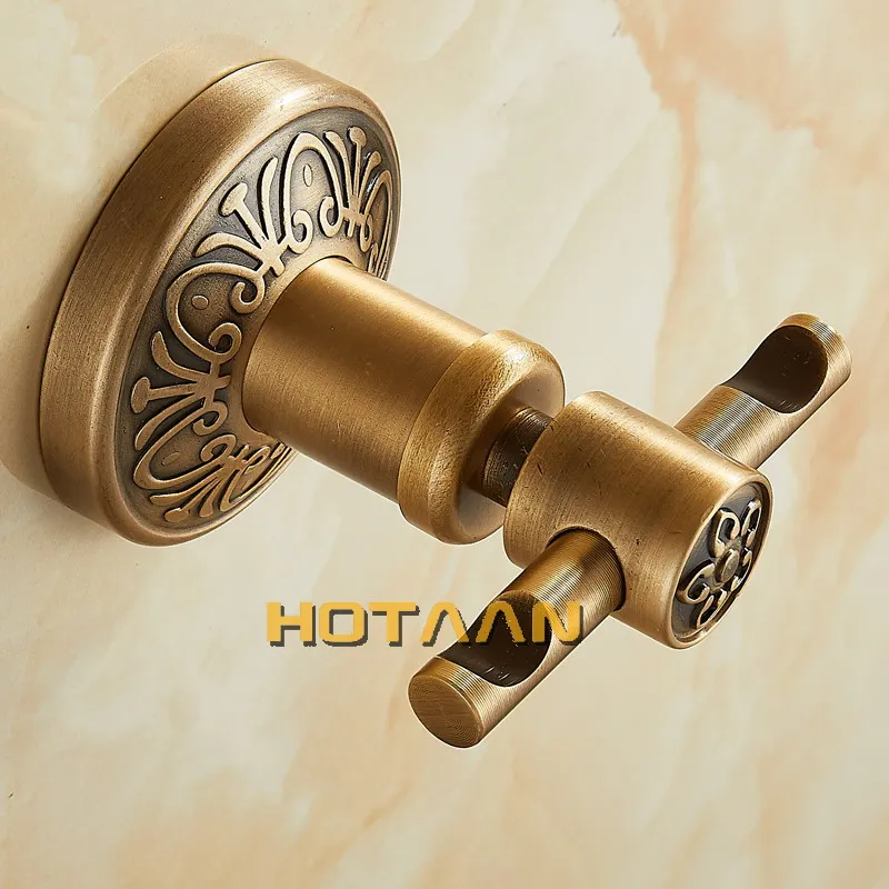 Robe Hook,Clothes Hook,Aluminium Construction with antique brass finish,Wall Mounted Bathroom hook Bathroom Accessories,YT14202
