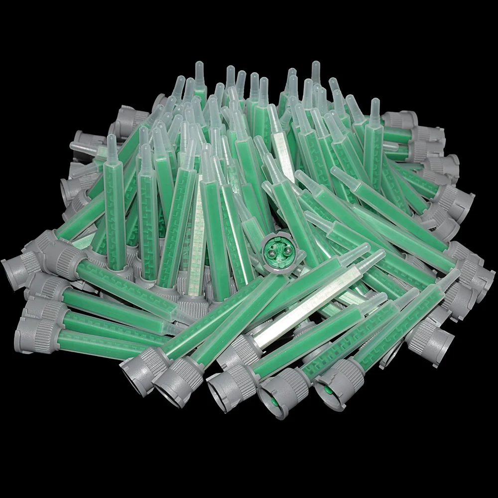 

5000pcs Epoxy Resin Mixing Nozzles Adhesive Applicator Static Mixer 1:1 AB Glue Gun Mixed Tube Square Static Mixing Nozzle Set