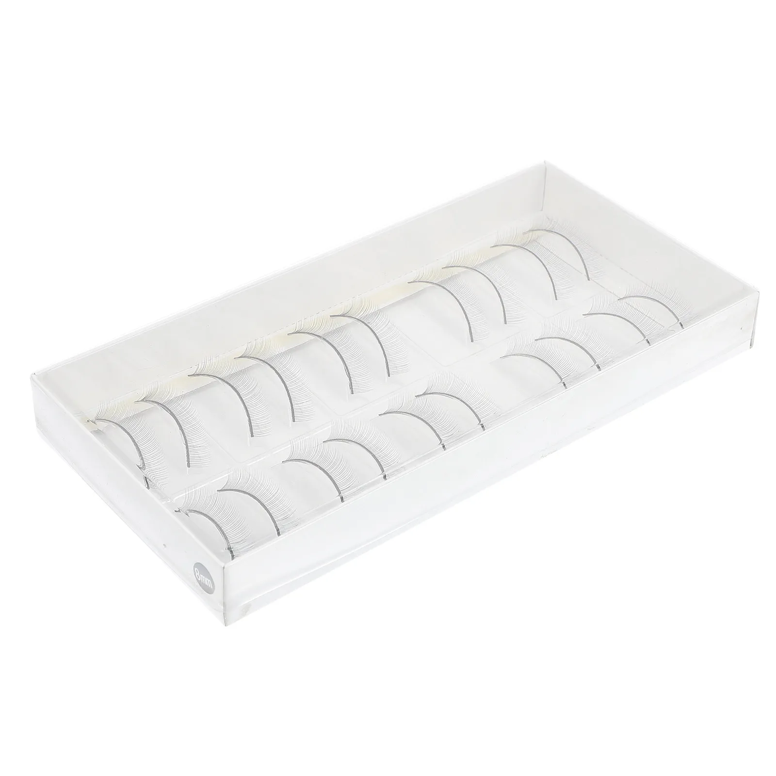 10 Pairs Natural Long False Eyelashes for Lash Extension Practice – Professional Training Lash Strips