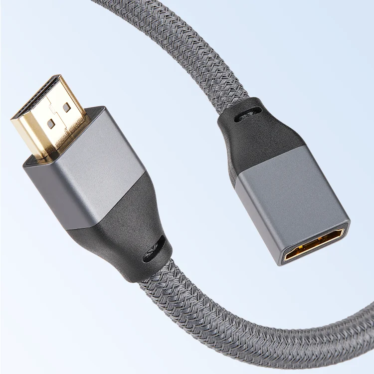 8K@60Hz 4K@120Hz High Speed HDMI2.1 Male To Female Extension Cable 0.5M 1M 2M 3M 8K HDMI-V2.1 Extender For HD TV HDMI-Devices