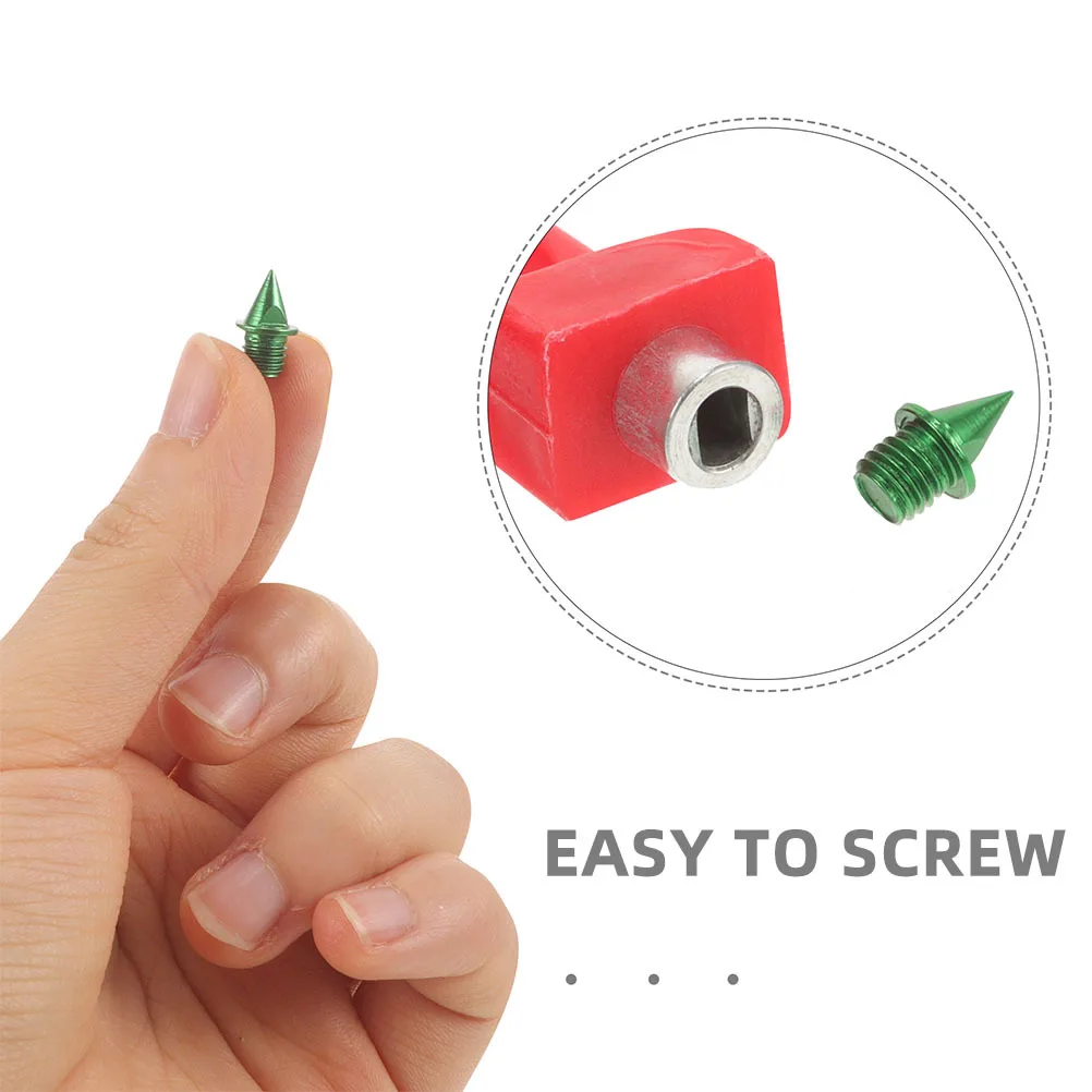 1 مجموعة الكربون سبايك وجع الصلب المسامير الرياضية الجري الانتقال الأحذية المعدنية استبدال المسامير قبضة مقاومة للاهتراء #5