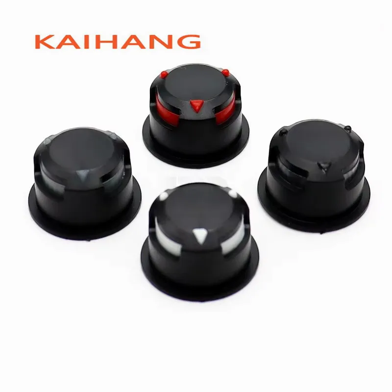 2PCS 23*14MM Plastic Light Transmission Knob Potentiometer Encoder Switch Cap Flower Shaped Inner Hole 6mm
