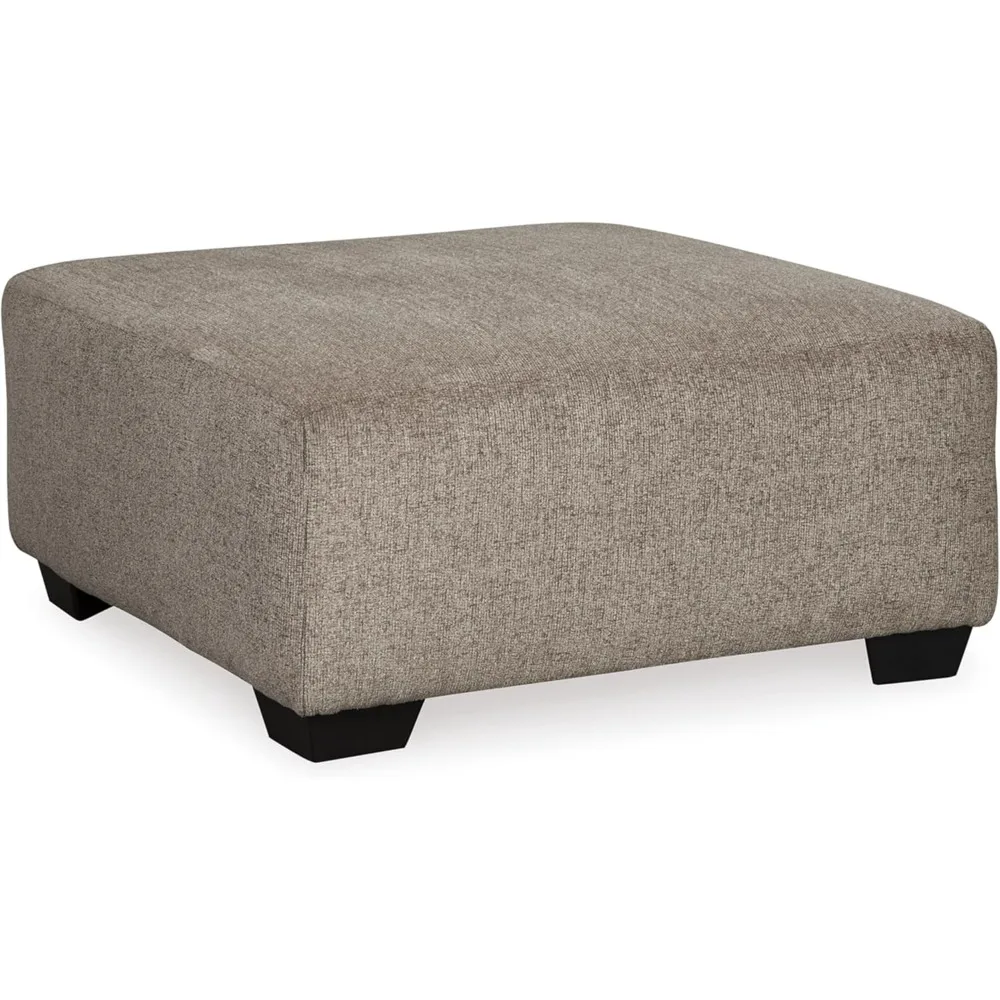 Traditiona Square Oversized Ottoman, Beige, storage bench ,Living Room Furniture