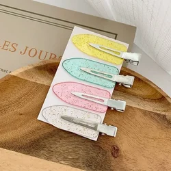 사이드 뱅즈 노 벤드 픽스 프린지 바레트, 심리스 헤어 클립, 페이스 메이크업, 워싱 페이스 액세서리, 여성 소녀 스타일링 액세서리