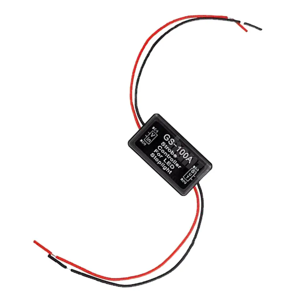 Flashing Brake Tail Stop LED Flasher Lamp Box IP65 Universal Auto Accessory for Strobe Brake Light 12V Cars