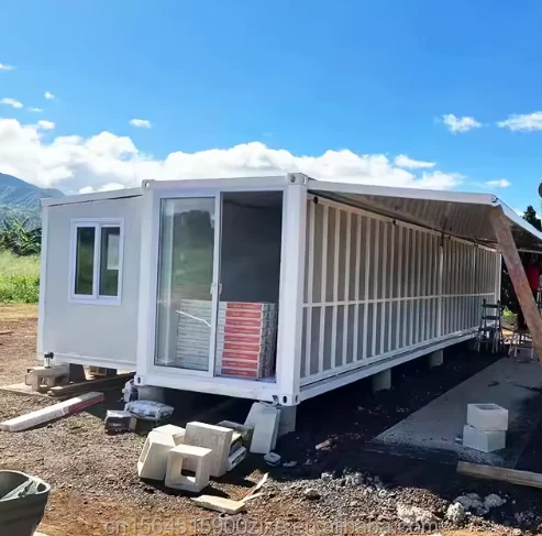 Expandable Container House Mobile House Double-wing Folding House Stylish Waterproof Prefab Modular Tiny Hot Sale