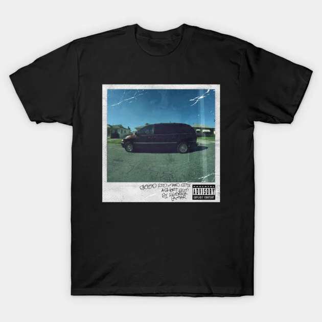 

Good.Kid.Maad.city Kendrick Lamar T-Shirt Unisex Hip Hop Album Graphic Vintage Rap Music Merch Cotton O-Neck Short Sleeve Top