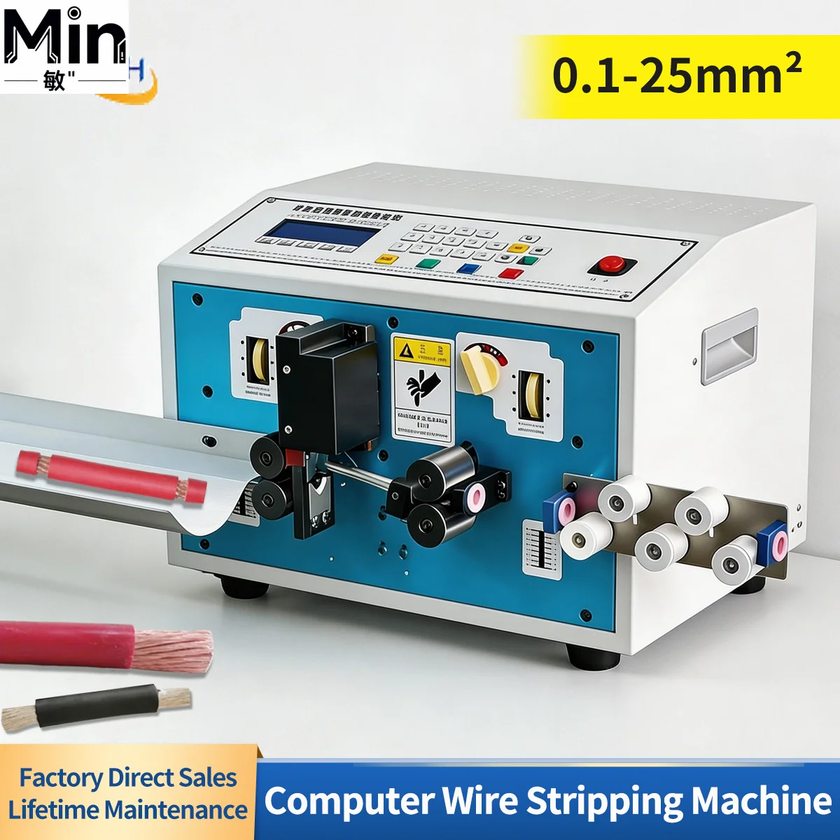 Multifunctional 0.1-25mm² Automatic Cable Wire Stripping and  Cable Peeling Cutter Tool