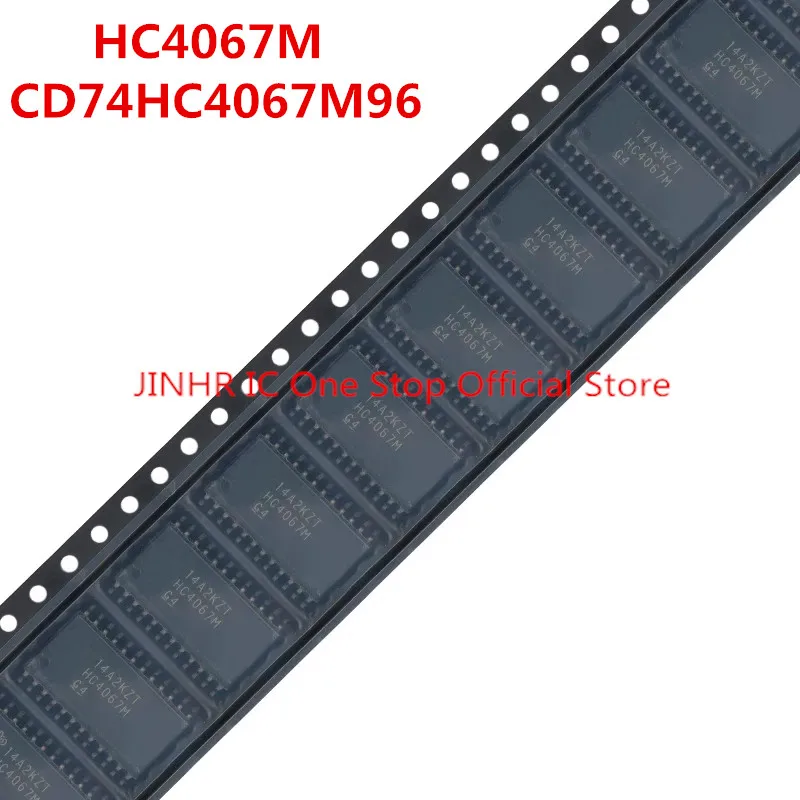 New, 2PCS HC4067 HC4067M CD74HC4067M96 SOIC-24, Analog Multiplexer and Demultiplexer