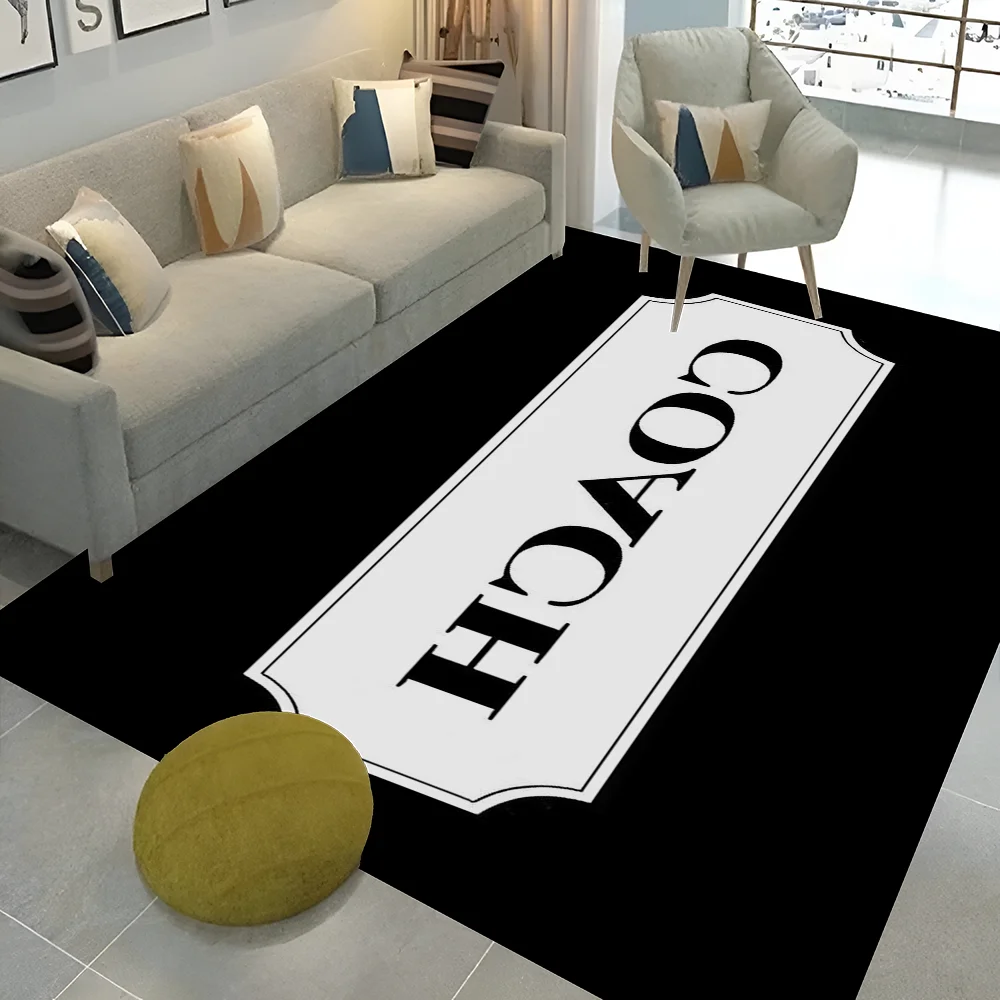 Fashion C-Coach Entrance Door Mat Nordic Style Bedroom Living Room Doormat Home Balcony Anti-Slip Modern Home Decor #6