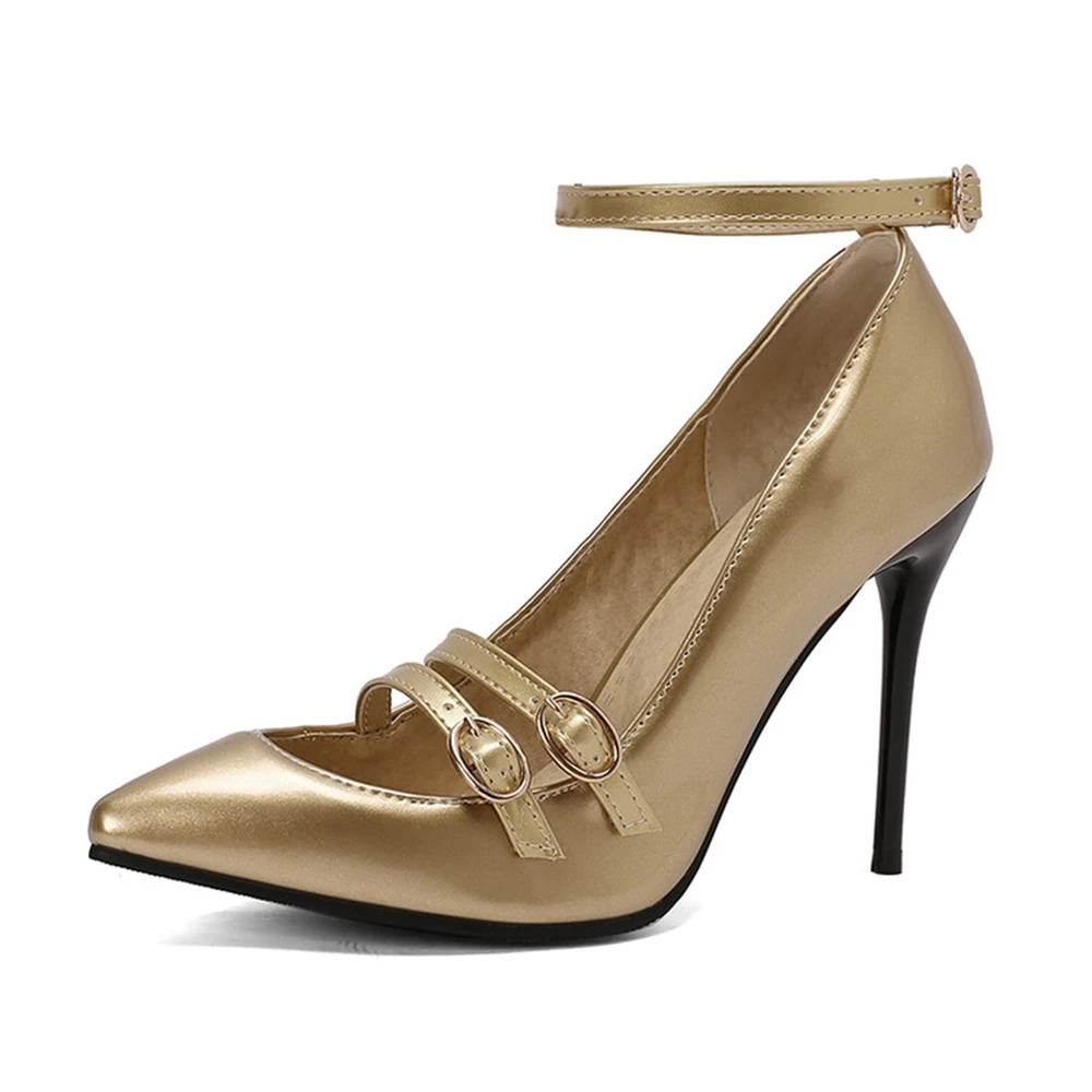 

Женская мода с острым носком и пряжкой, ранняя весна, модные тонкие каблуки, высокие каблуки, сексуальное банкетное платье, вечерние, офисная рабочая одежда, размер 50, T2611