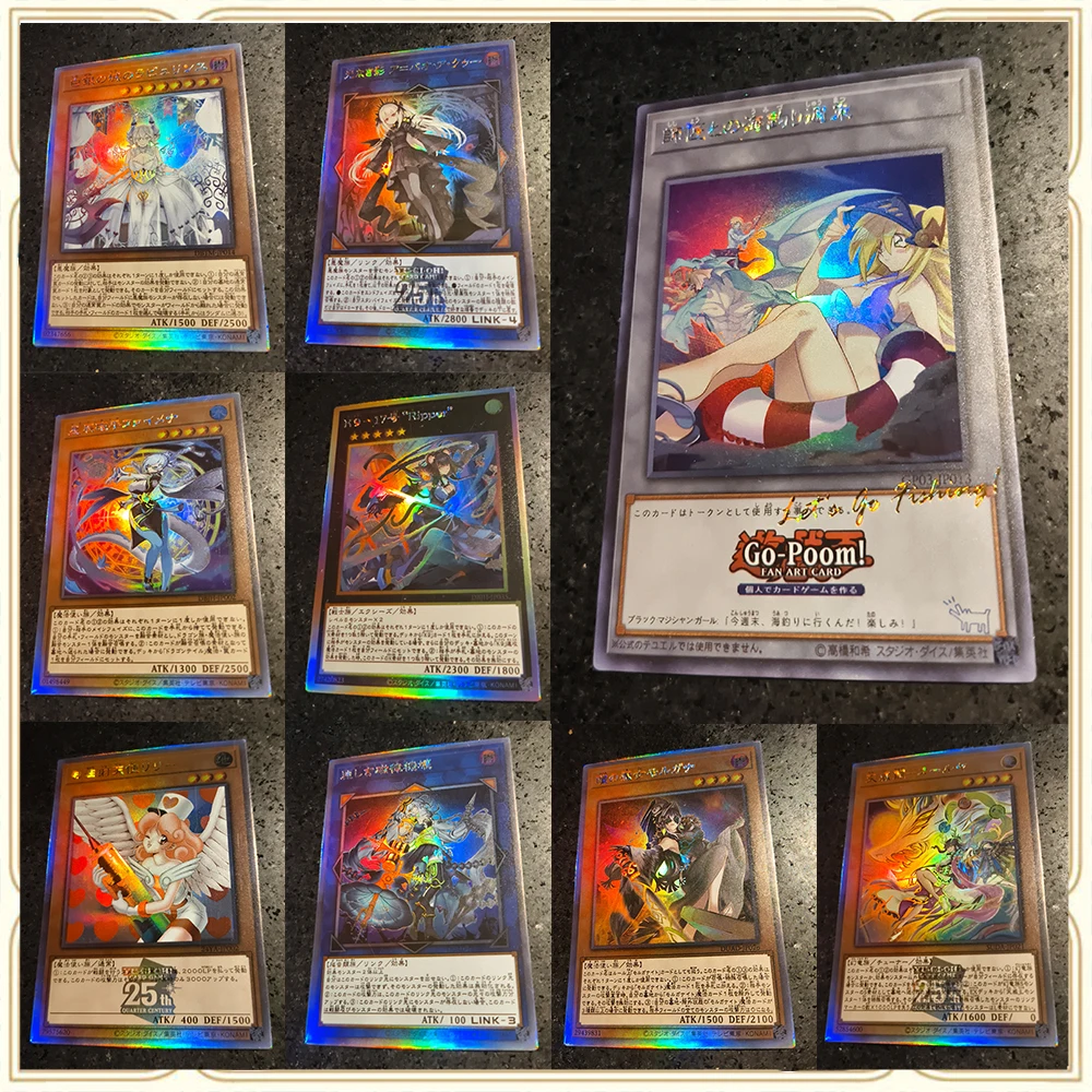 

Anime Yu-Gi-Oh DIY ACG Evil Twin Trouble Sunny Tabletop Games Toys Premium Flash Collectible Card Christmas Birthday Gifts