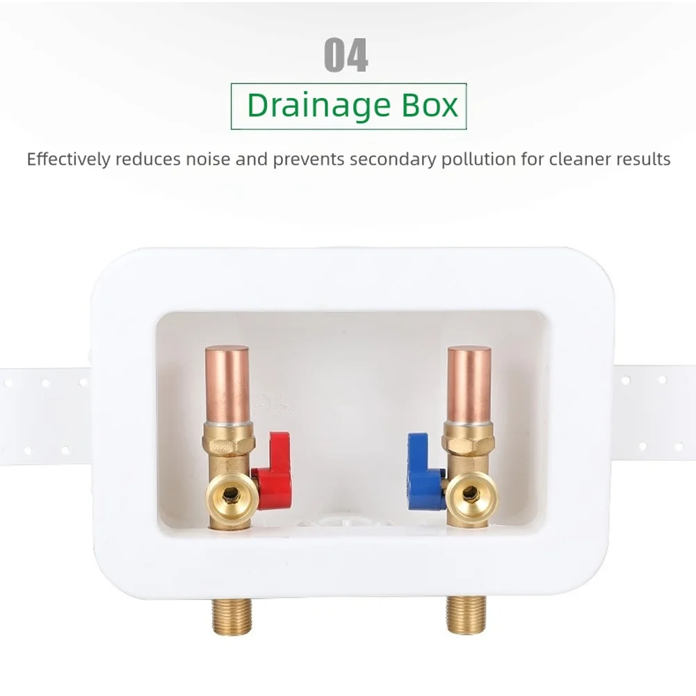 

Обслуживание дома 1 2 х 3 4-дюймовый клапан для стиральной машины, клапан повышенного сопротивления давлению, дренажный ящик для прибора