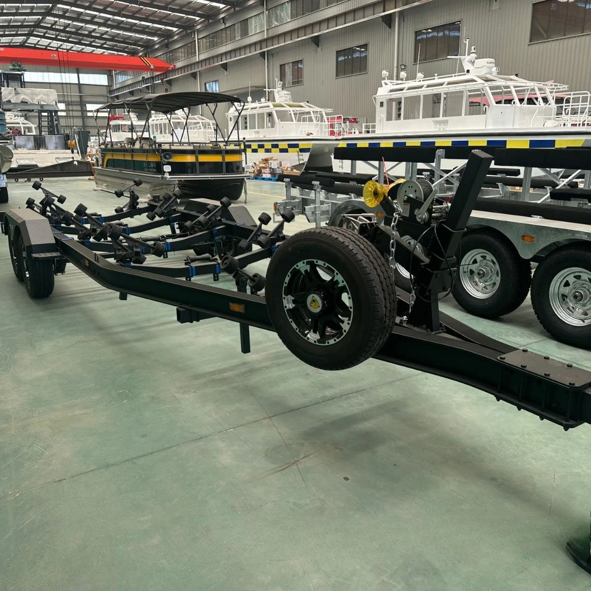 Aluminum alloy marine trailer, marine trailer