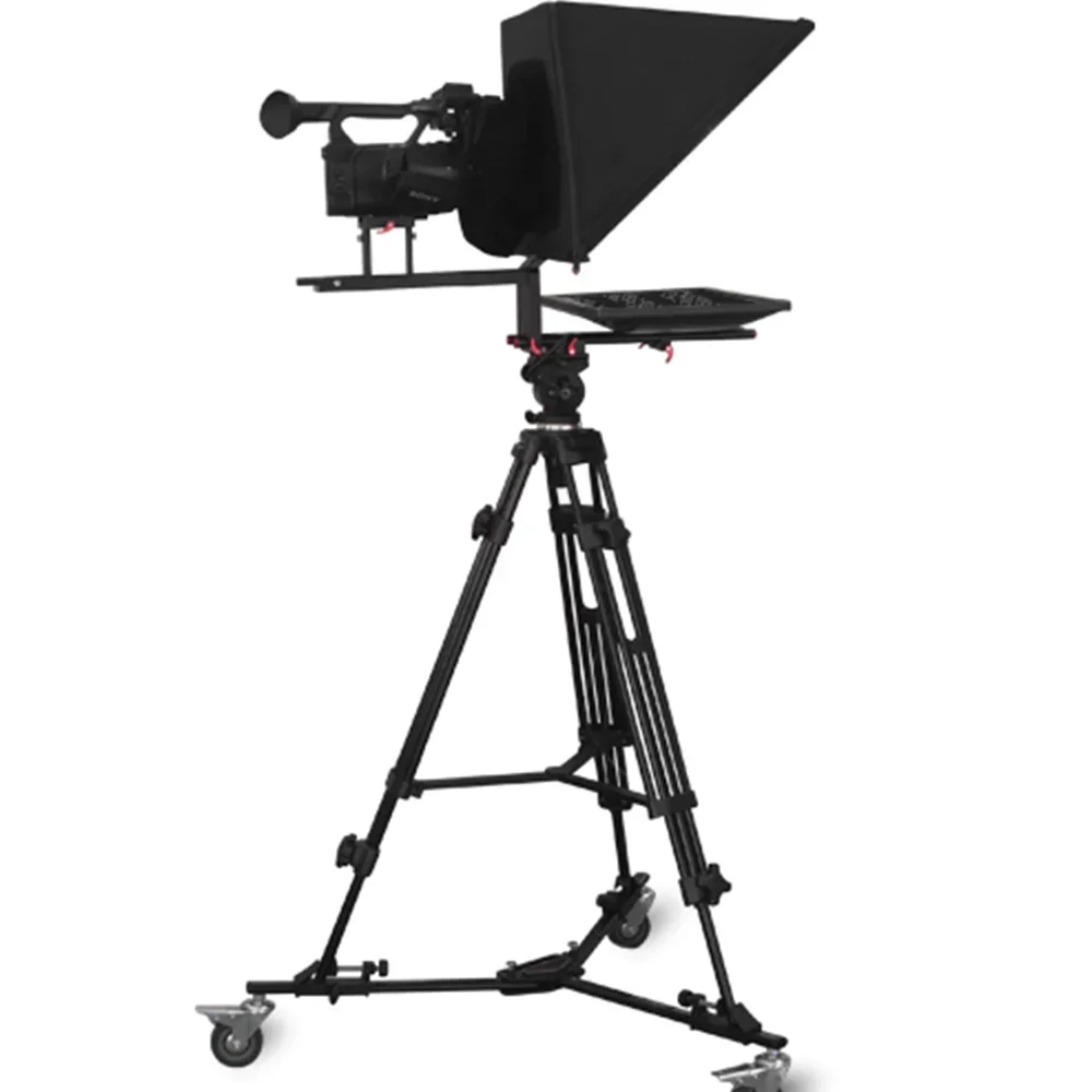 TYSTvideo Broadcast Camera Teleprompter for News Broadcasting 24 inch High Brightness Autocue