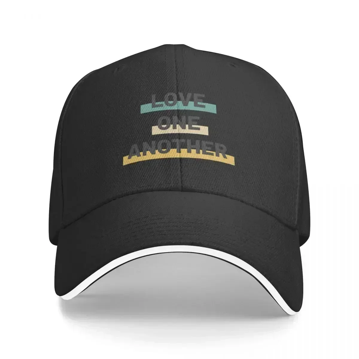 New Love One Another II Positive Happy Quote Retro Graphic Inspirational Baseball Cap birthday Dropshipping Hats Man Women's