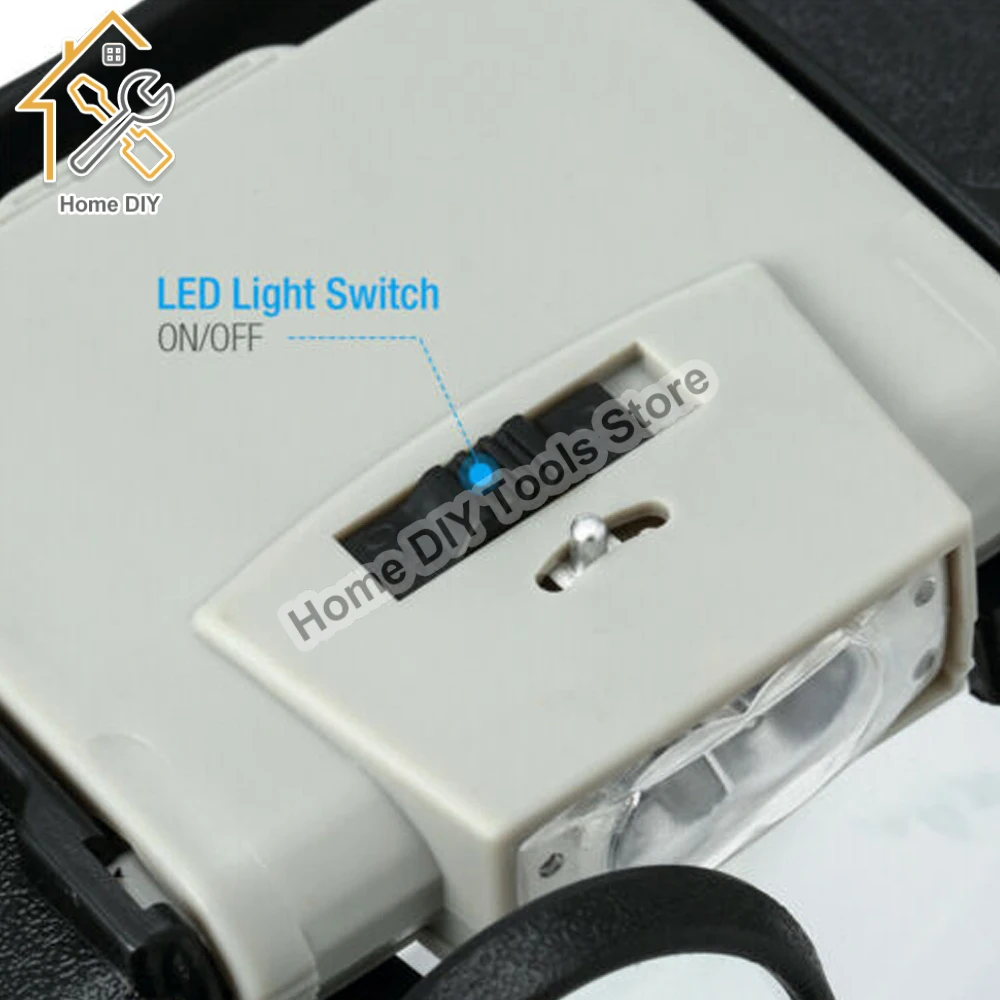 Fascia illuminata per ingrandimento,