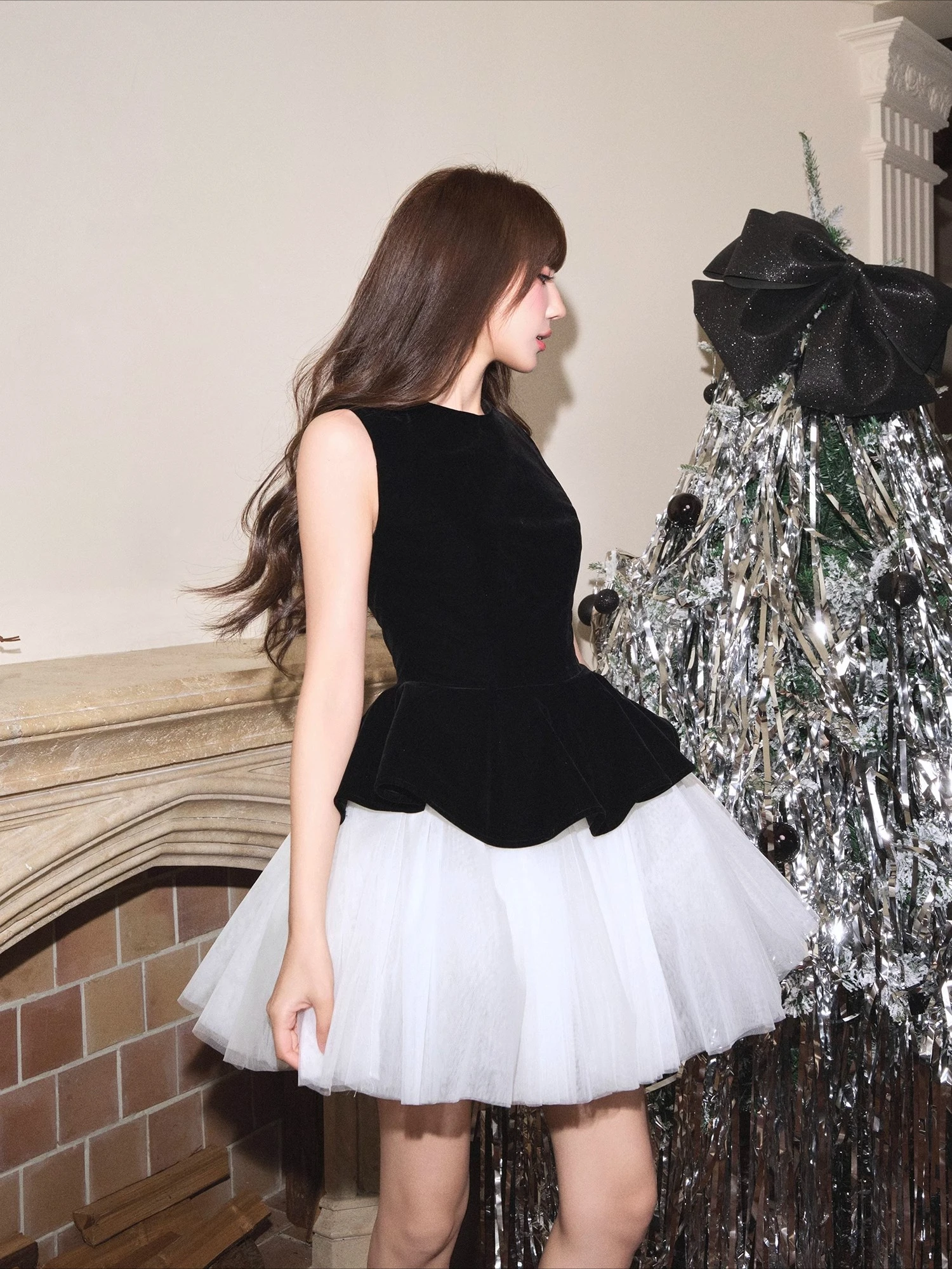 Kawaii Japanese Dress Lolita Y2k Sweet Blue Floral Dress Women Casual Evening Party One Piece Dress Korean Fashion Summer 2025