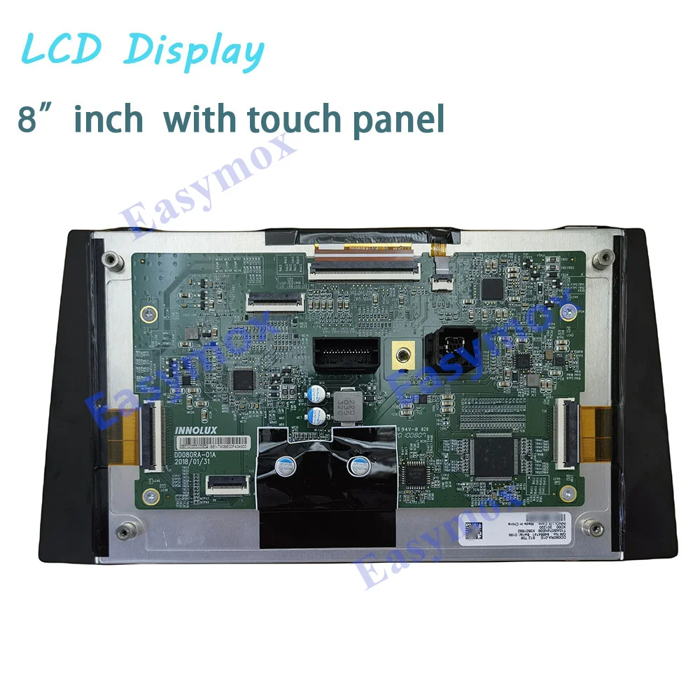 

DD080RA-01E Original 8" Inch LCD Display with touch panel for Car Center Console Navigation GPS Screen Repairement