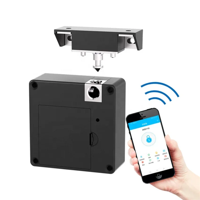 

Topteq NFC Furniture Rifid LockerTTlock Remote Control Office Door App Drawer Cam Invisible Cabinet Lock