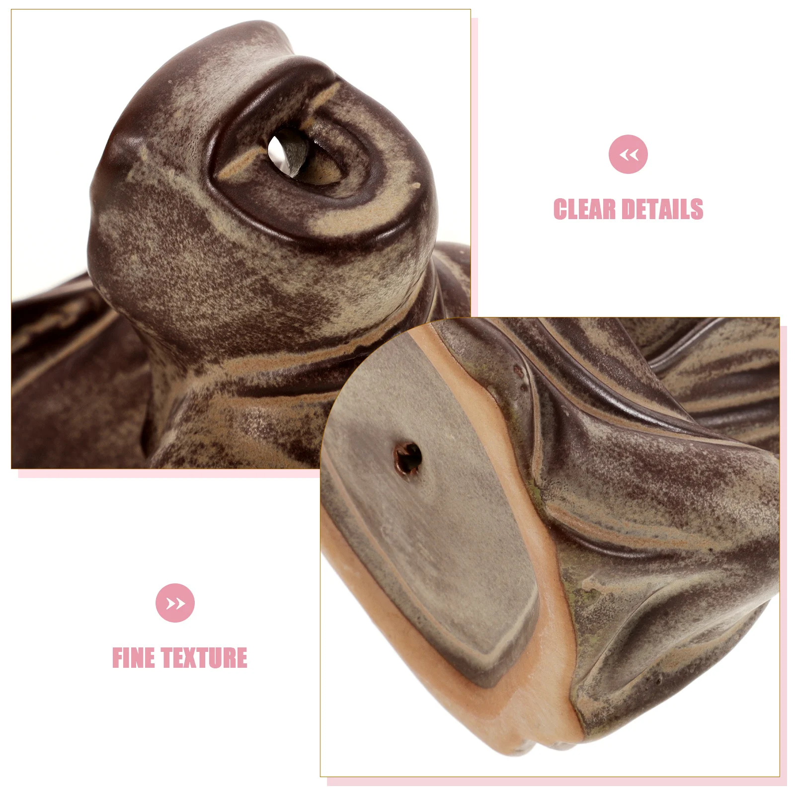 

Mystery Character Ceramic Incense Burner Retro Holder for Home Office Tea Room Decor Incense Cone Burner