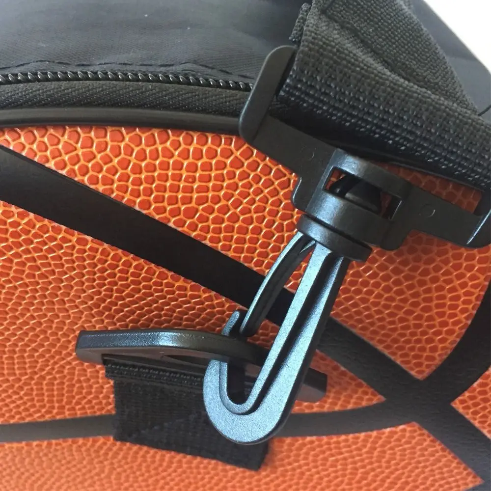 Torba na koszykówkę o dużej pojemności, wzór koszykarski, na jedno ramię, regulowana torba crossbody na koszykówkę, lekka torba do przechowywania piłek z PU.