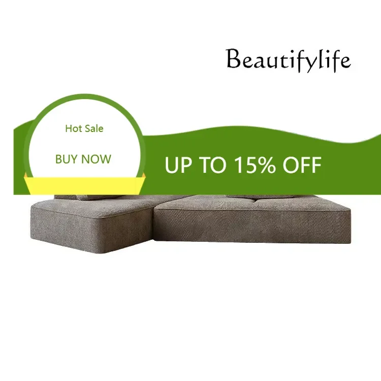

Italian Cream Wind Tofu Module Sofa Simple Living Room Leisure Sofa X