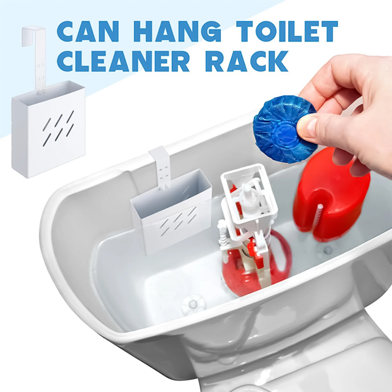 

Stainless Steel Toilet Cleaner Holder Adjustable Wall Mount Bracket For Bathroom Organization