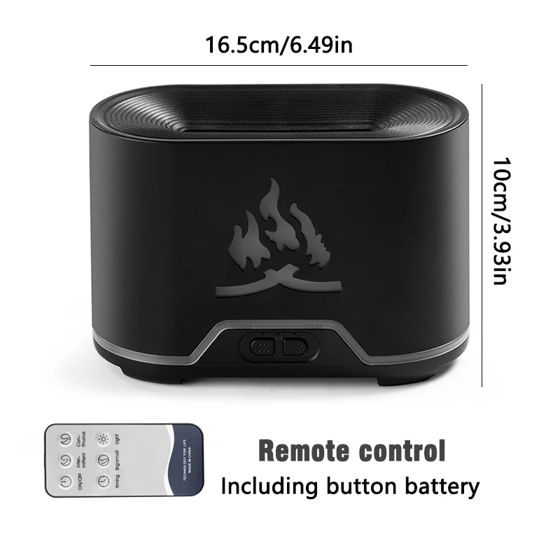 Smart Aroma Diffuser & Flameless LED Lamp | Bedroom Humidifier with 7 Color Night Light (USB Powered)