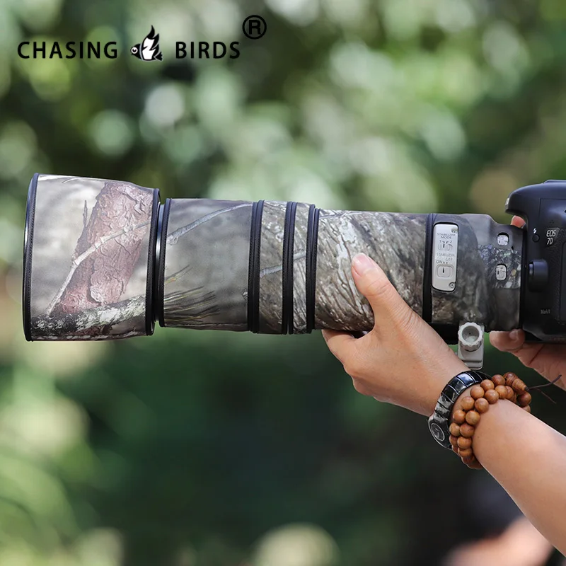 

CHASING BIRDS lens coat for CANON EF 100 400 mm L IS USM waterproof and rainproof camo lens coat protective cover canon 100400mm