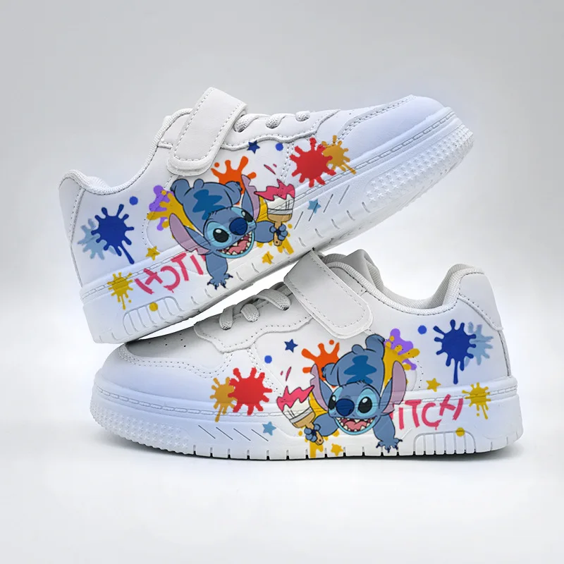 

Disney kids cartoon Stitch cute Casual shoes soft sports shoes for gift