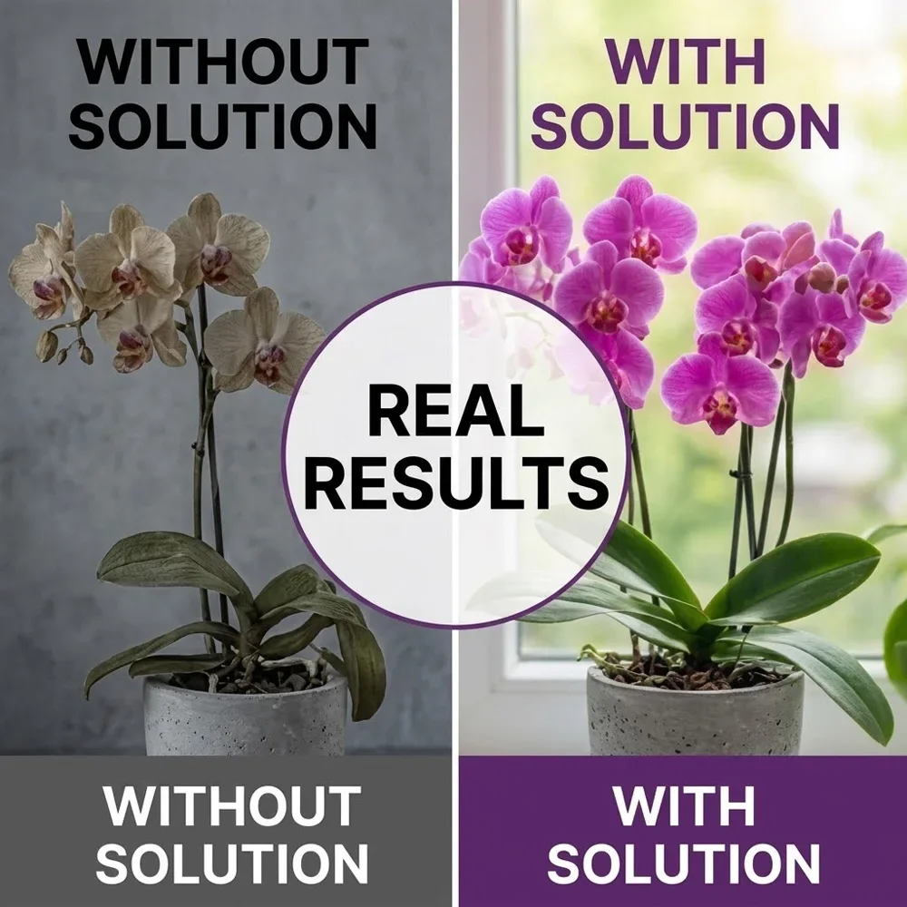 Professioneller Orchideen-Pflanzendünger Flüssigdünger Schnelle Wurzelbildung Blütenbildung Wachstumslösung für Gartenblumenpflege – Detail 4