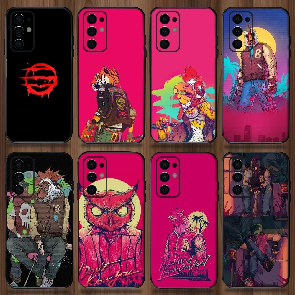 

Game Hotline Miami Phone Case For Samsung Galaxy A13,A21s,A22,A31,A32,A52,A53,A71,A80,A91 Soft Black Cover