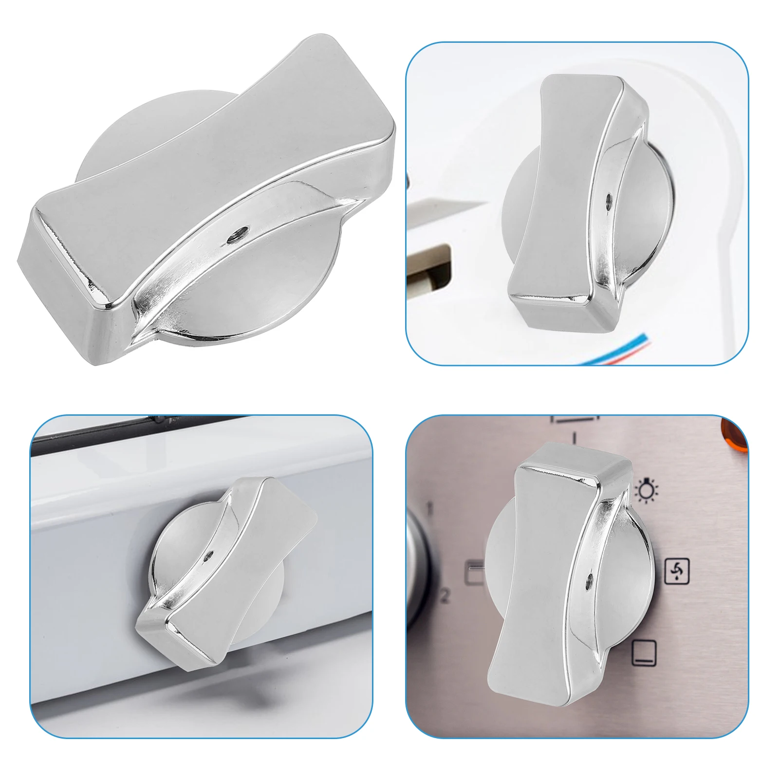 

s Zinc Alloy Knob Gas Stove Easy Installation Precise Control Ergonomic Anti Slip Versatile Kitchen Exhaust Microwave Timer