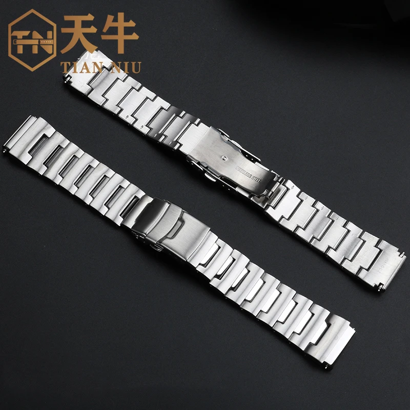 20mm bracelet for SEIKO No. 5 precision steel watchband Red Toothed Water Ghost Monster SRPH75K1 SKX781 watch strap black/silver