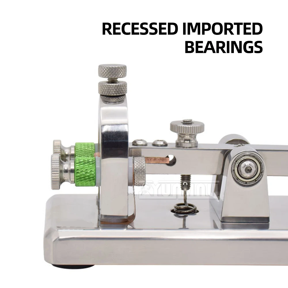 2026 Long Pole Manual Button CW Morse Reporting Hand Button DIY Communication Tools