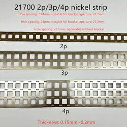 21700 SPCC 니켈 도금 스트립 배터리 니켈 테이프, 배터리 스폿 용접기 용접기 장비, DIY 배터리 팩, 2P, 3P, 4P