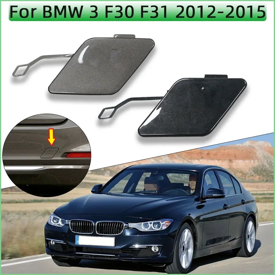 Car Rear Bumper Towing Hook Eye Cover Lid Cap For BMW 3 320 325 328 330 F30 Sedan 2012 2013 2014 2015 High Quality Painted